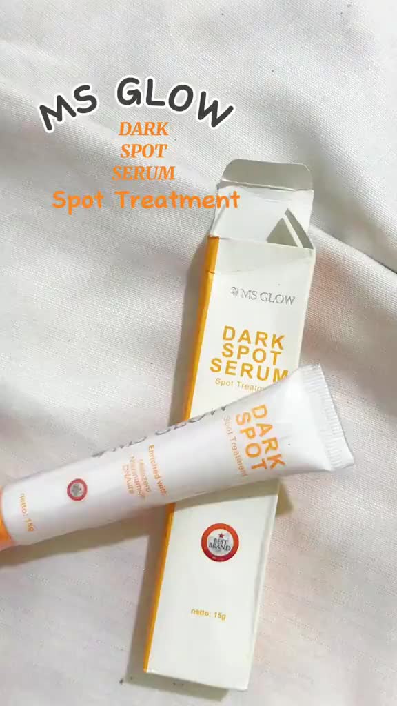 DARK SPOT MS GLOW solusi flek hitam, bekas jerawat PIH,PIE