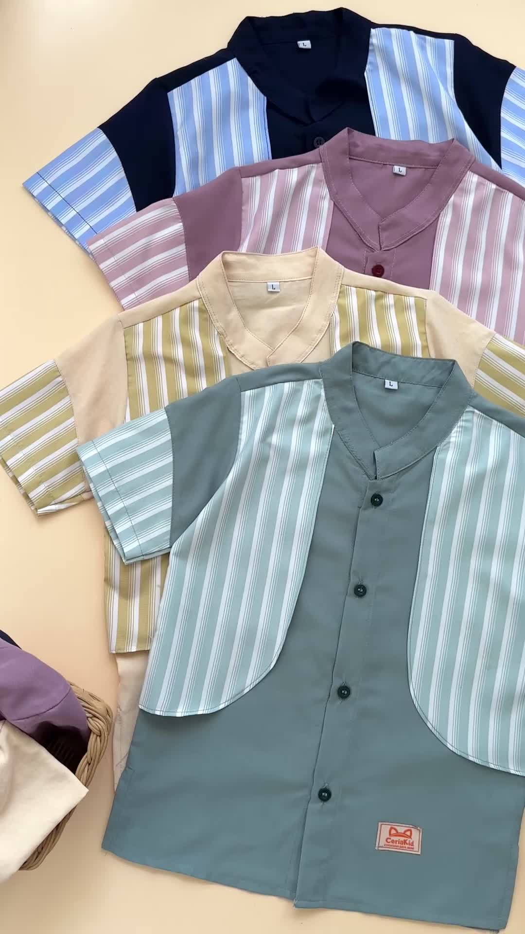 Fashion Muslim Anak Setelan Koko Laki laki Model Trendy dari usia bayi sampai 9 tahun