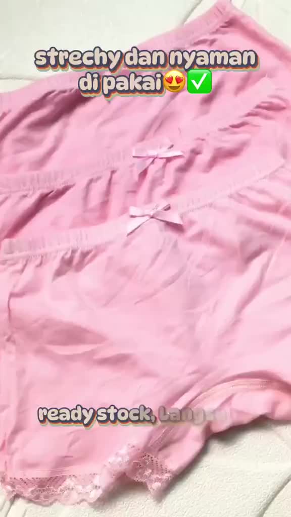 Celana Pendek Anak Perempuan Polos Pastel Bahan Katun Pakaian Dalam W306 Fashion Motif