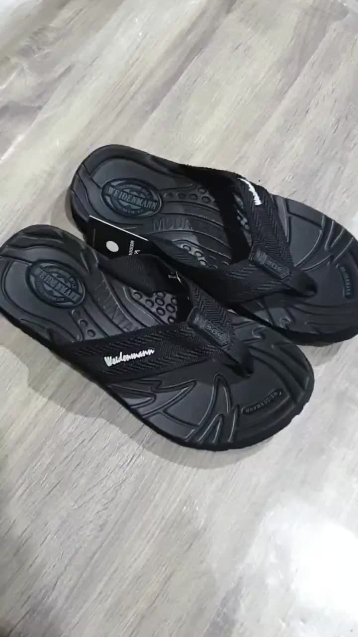 Sandal Jepit Pria Weidenmann Adventure 03 Outdoor Hitam Coklat Red sandal  priamurah Black