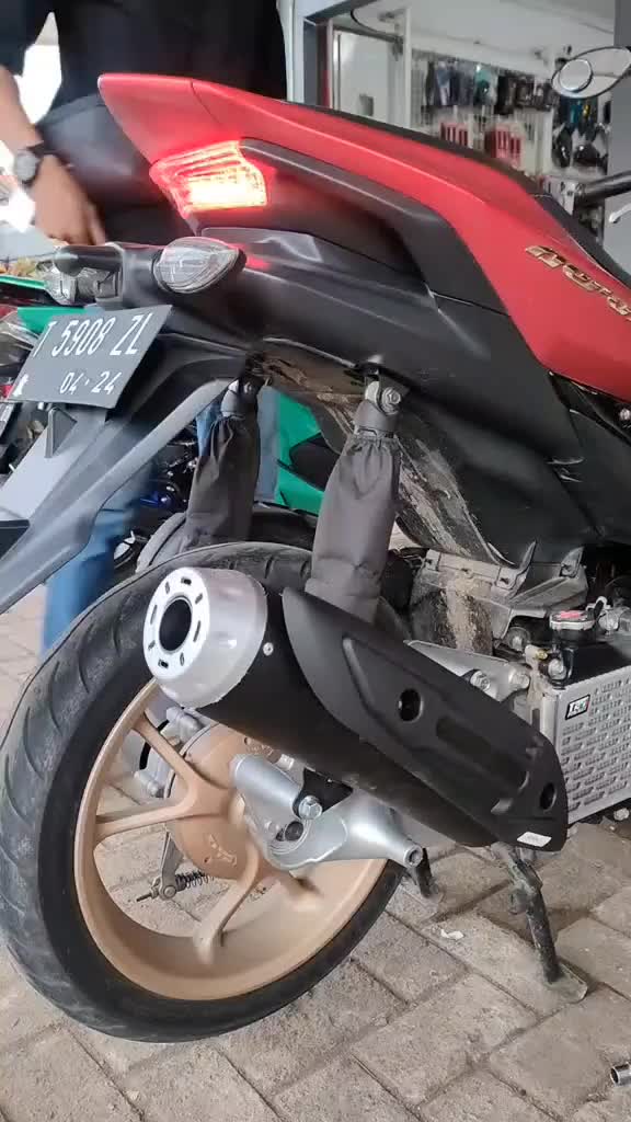 Knalpot TZM Project Bas adem Anti Tilang Beat scoopy Vario Genio N-max Pcx mio Aerox dan lain lain Motor