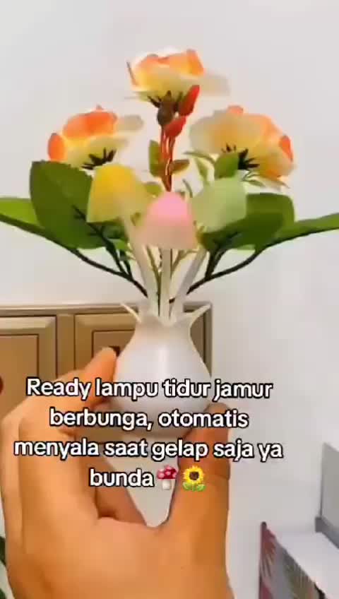 Lampu Tidur LED Jamur Mini Sensor Cahaya - Menciptakan Suasana Tidur yang Tenang dan Indah - Kamar