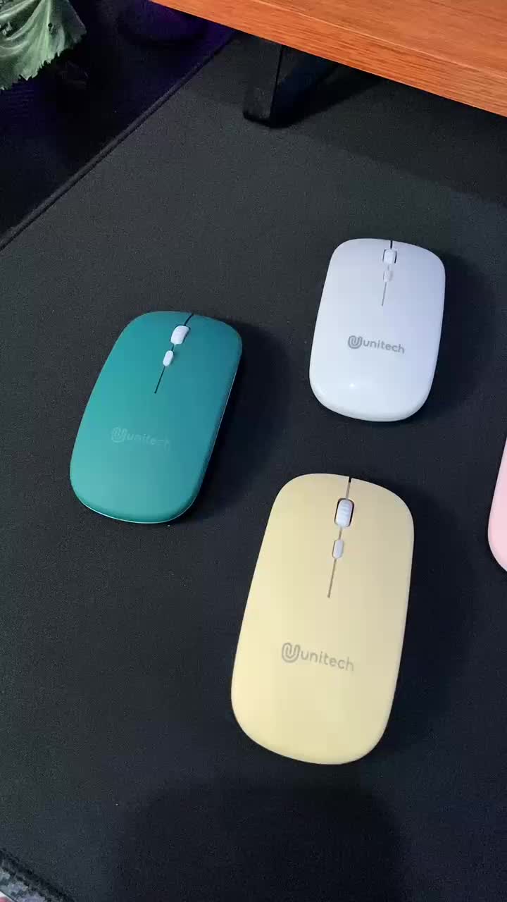 Unitech Mouse Wireless Ultra Slim M2 2.4G untuk Notebook Laptop PC Computer Komputer Baterai AAA