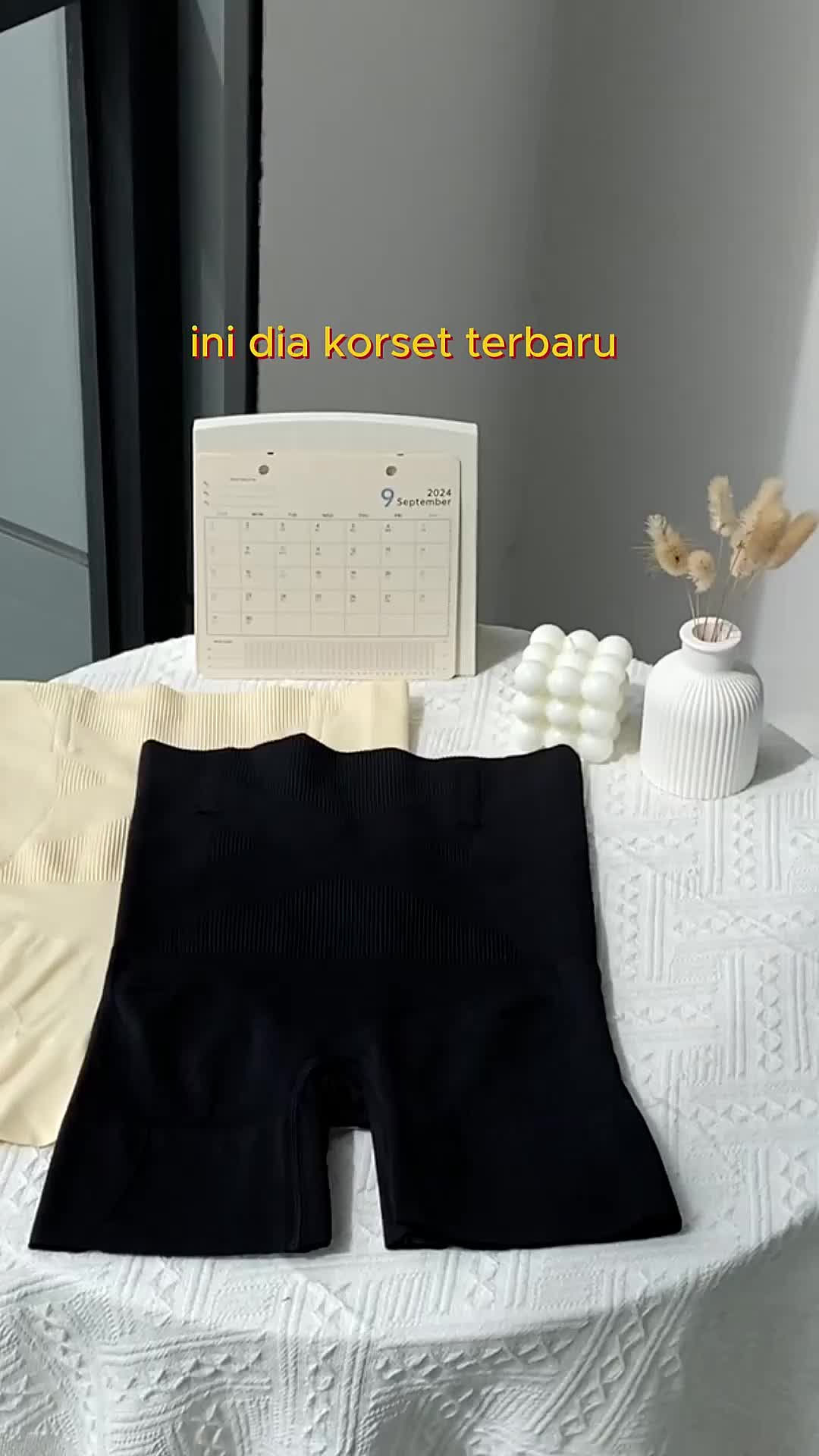 ANNARUN korset pelangsing perut Premium High waist Shaper Pants Celana Dalam Korset Tubuh Wanita Celana 612