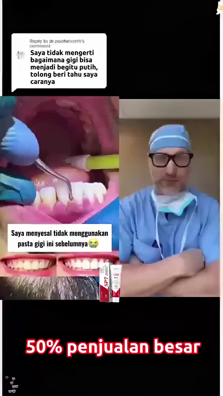 SP-7 Pasta Gigi Probiotik,Membersihkan Gigi,Napas Segar,Pasta Gigi ,Melindungi Kesehatan Gusi,w6u8