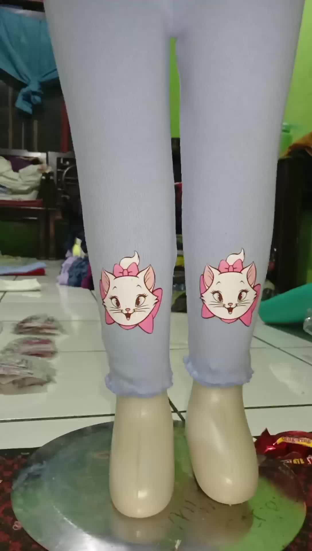 Paket isi 3pcs legging anak kriwill sablon carakter untuk usia anak 3bln-10 Tahun bahan rib knit  Katun Bayi