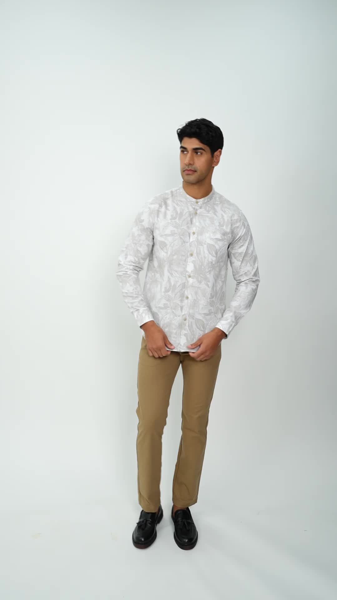 MOC Kemeja Lengan Panjang Pria REYNALDI - BEIGE