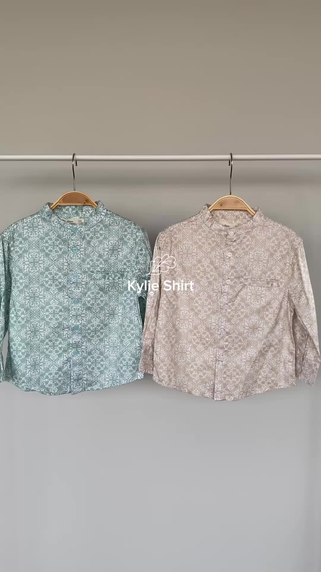 LEWIS EMMA - Kyle Shirt (6 Bulan - 14 Tahun) Kemeja Anak Laki-Laki / Baju Atasan Pakaian Lengan Panjang