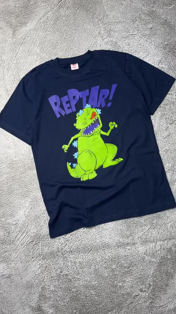 Makeyoushine X Generasi90 Nickelodeon Rugrats Reptar Destroy T-Shirt - Kaos Pria - Kaos Wanita - Kaos Laki Laki - Kaos Perempuan - Kaos Cowok - Kaos Cewek - Kaos Unisex - Baju Pria - Baju Wanita - Baju Laki Laki - Baju Perempuan - Baju dewasa