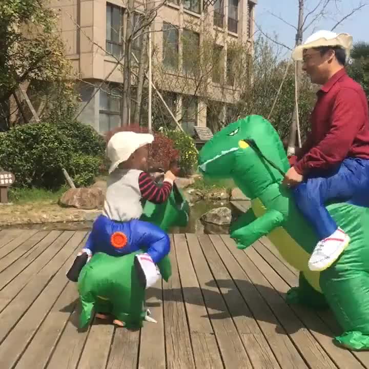 Kostum DINO Dinosaurus Anak Dewasa Kostum Dino Pesta Unik Cosplay Ultah Lucu Badut Angin Inflatable