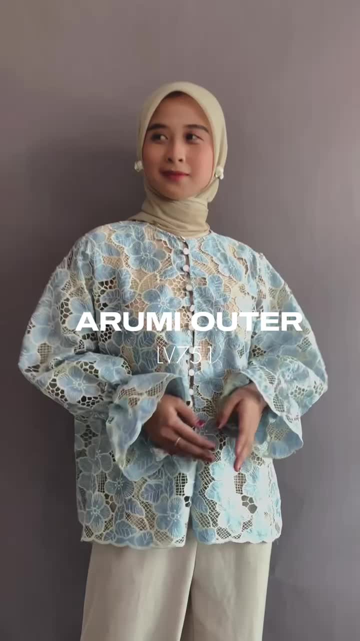 Arumi Outer - Atasan Brukat Baju Kondangan Outer Brokat