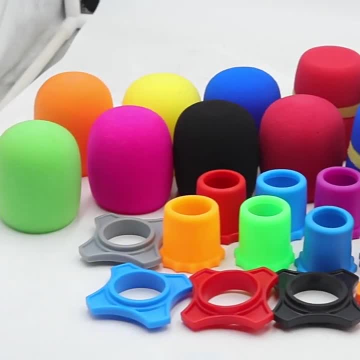 【COD】Holder Mic Anti Slip Anti Rolling Cover Pelindung Busa Mic Ring Holder Microphone Cincin Ring Mic Karet Mic Holder Ring Set