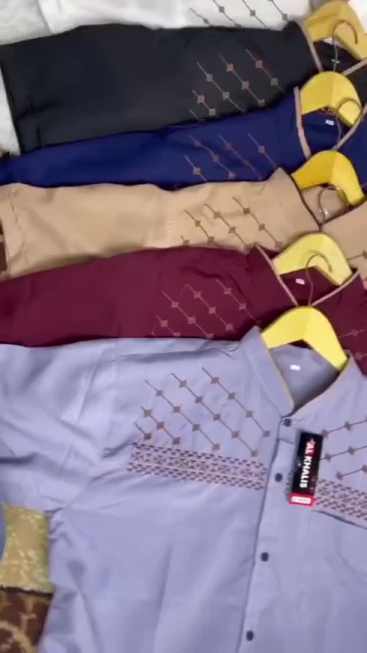 Baju koko Lengan pendek Bordir Jasuke Size M L XL XXL Muslim Pria Dewasa Katun
