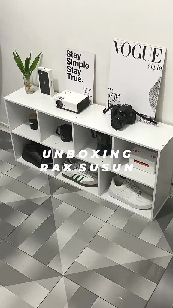 Wins Rak Kayu / Lemari Serbaguna / Rsg / Buku / Baju / Make Up / Helm / Dapur / Mainan / DLL