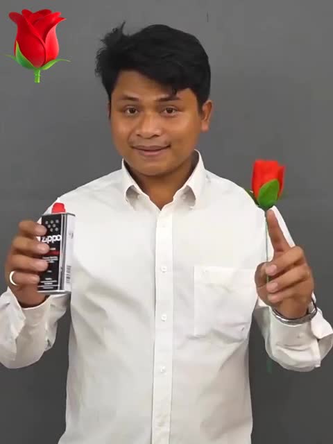 Alat Sulap Api jadi Bunga / Sulap Torch to Rose / Alat Sulap Bunga Mawar Api Torch To Rose Fower magic