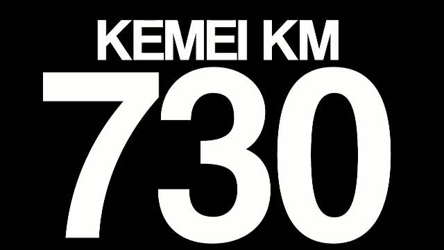 Kemei KM 730 Mesin Cukur Rambut Kumis Elektrik Profesional dengan Pisau Tahan Lama - Jenggot, Razor, Cut - Sisir