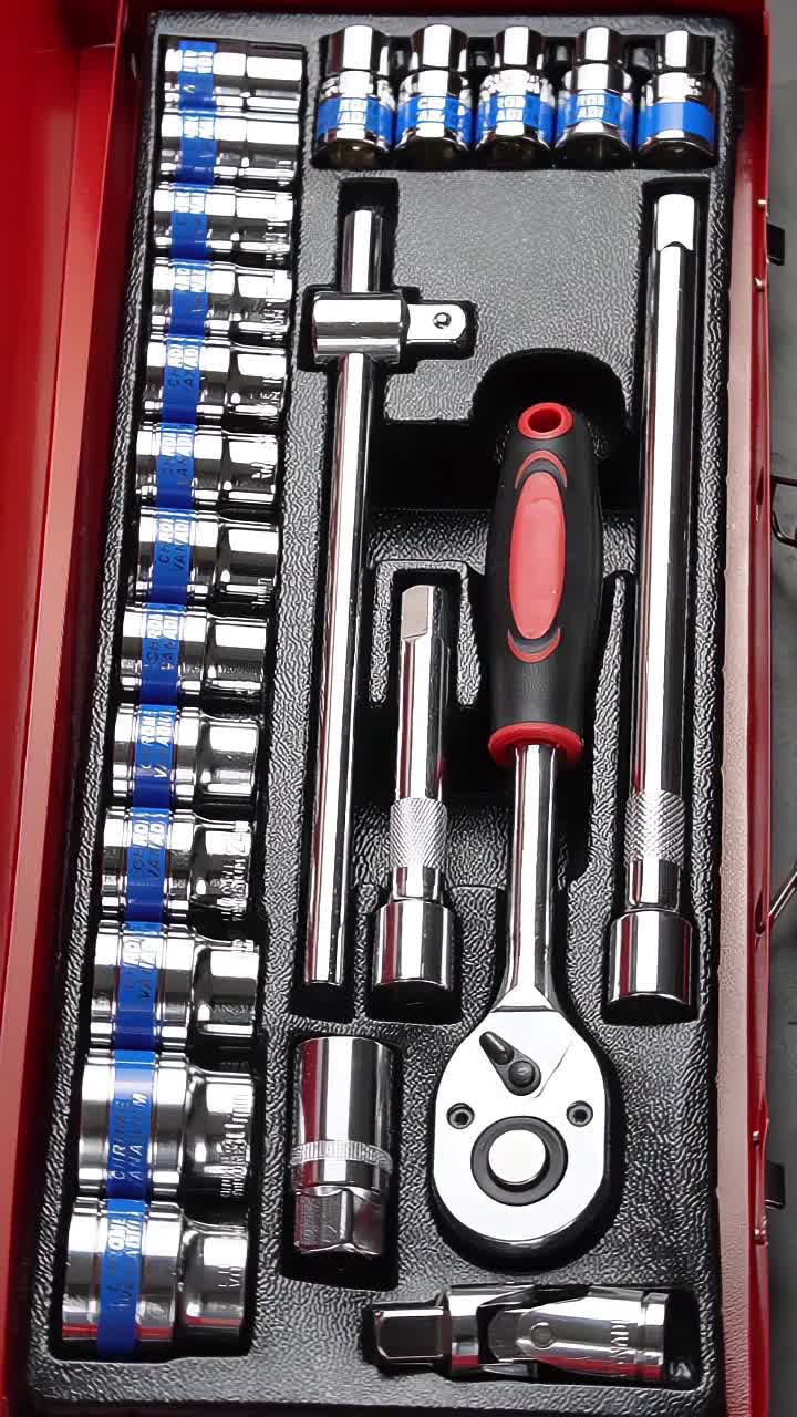 ALLEFIX Kunci Sok Set Isi 24 Pcs Alat Perbaikan Mobil - G-20006