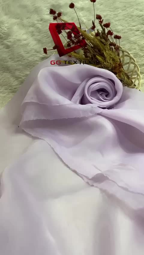 [0.5 METER] Kain Organza Silk - Exclusive Pure Organza Satin [Bahan Lembut - Bukan Organdi] kain kebaya bordir shimmer silk