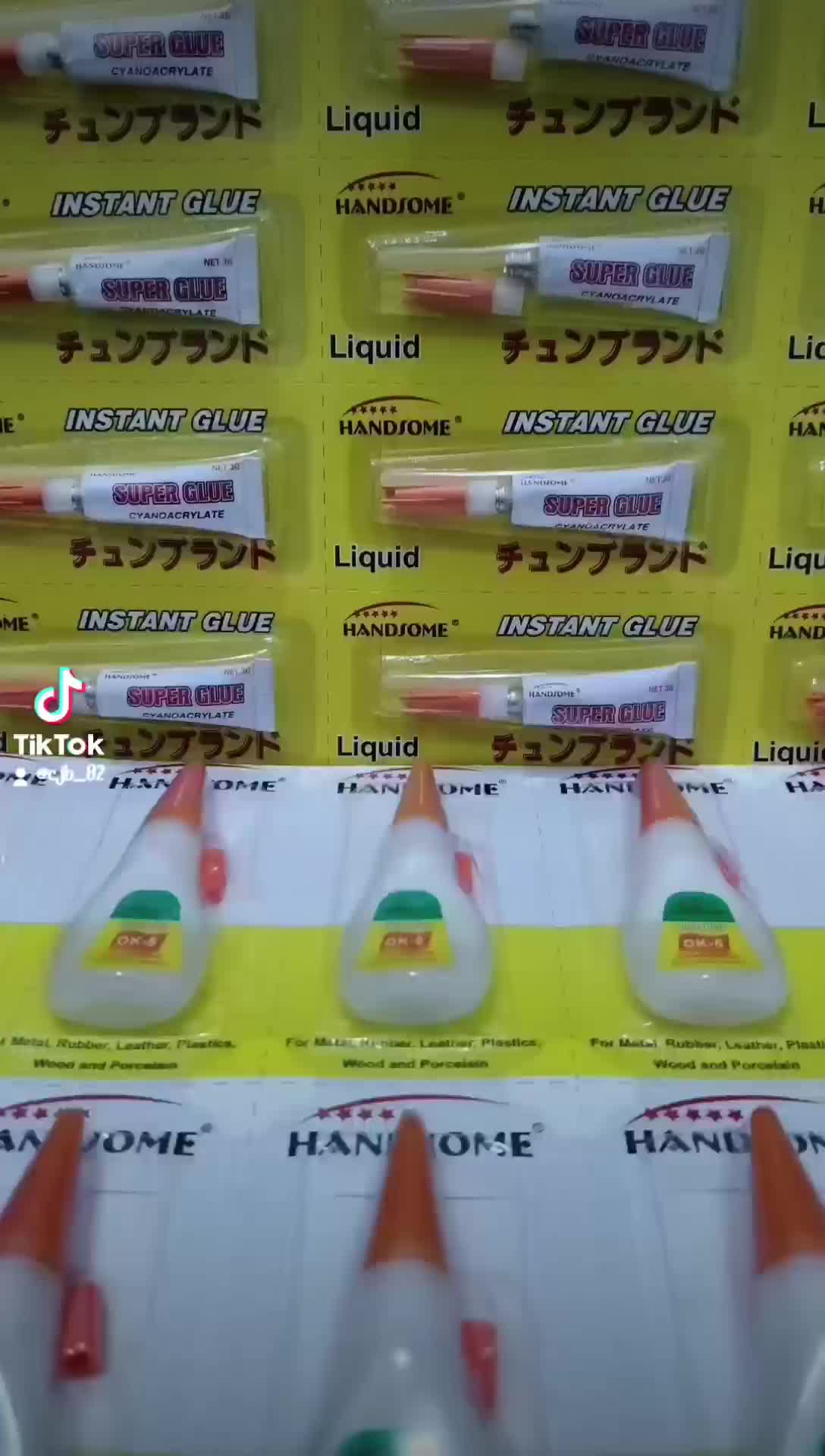 Promo 12 Pcs - Lem Korea Power Glue Renceng 3gr Handsome - Lem Setan Super Lengket