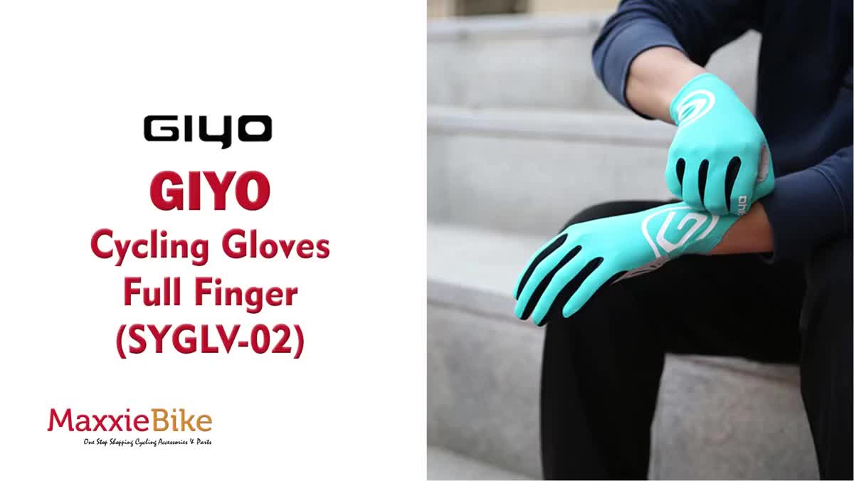 GIYO S02-L Sarung Tangan Sepeda Bike Glove Full Finger Cycling Padding Gel Gloves Outdoor Unisex Olahraga