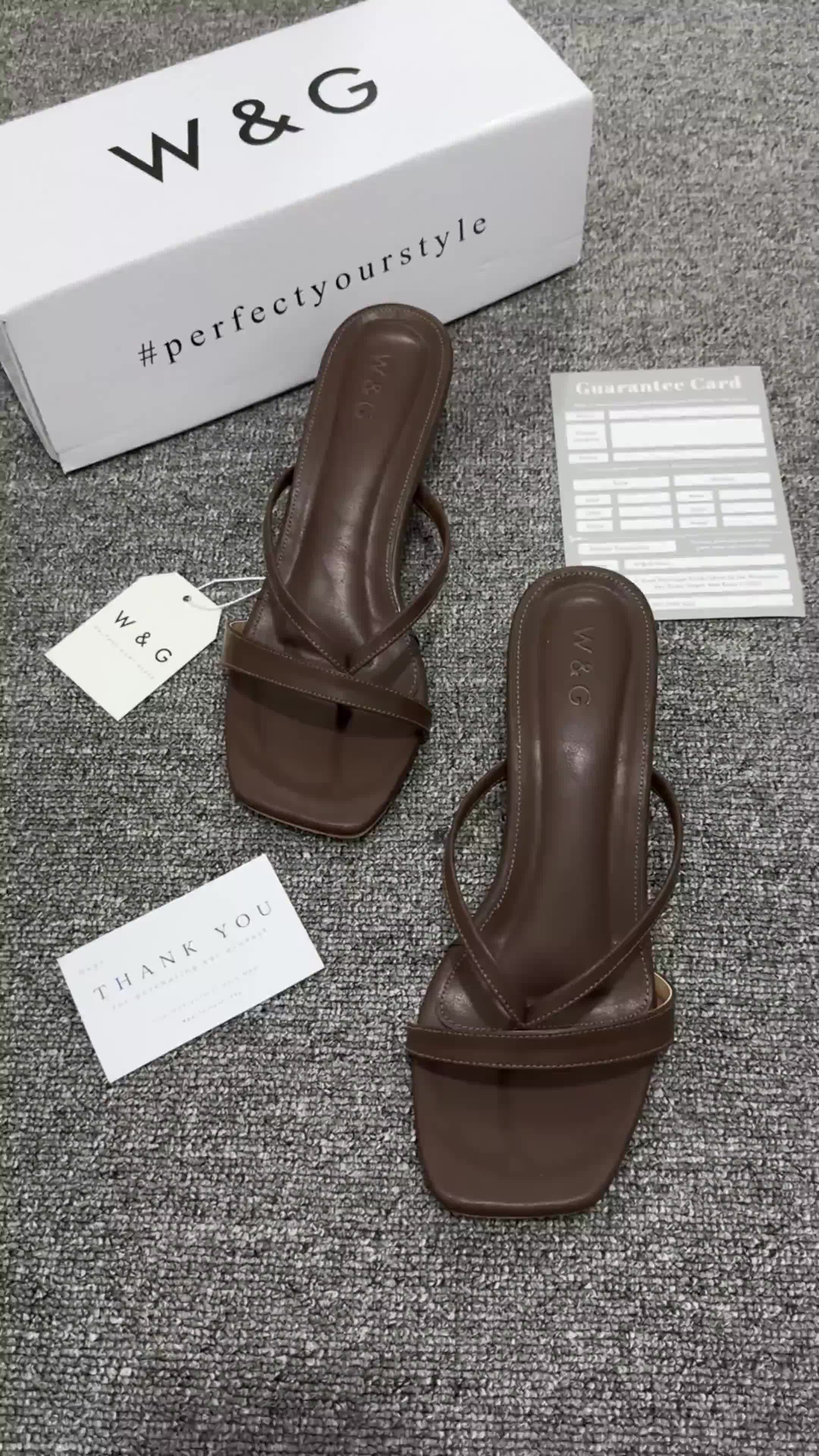 W&G - Clara | Sandal Heels Wanita Hak 3 Cm