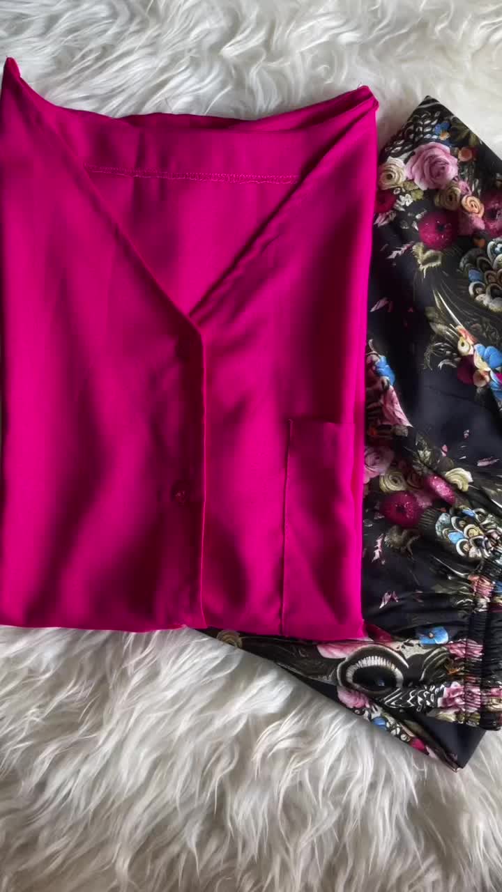 Fany Set / Piyama Rayon Jumbo / Piyama Busui / Setelan Wanita / Piyama Kancing Wanita Baju Kombinasi