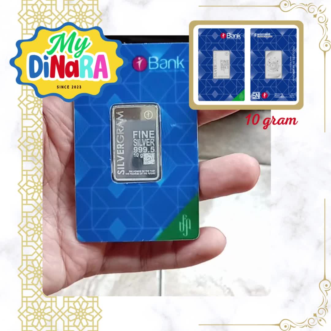 Perak Silvergram Size C (size lihat deskripsi produk) Silver batangan kemasan press bersertifikat