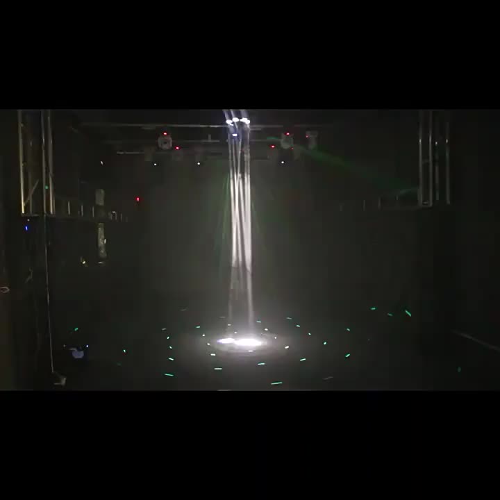 Moving Cyclone laser beam LED 4 in 1 Lampu Panggung Laser sixbee Untuk Pesta Pub Disko Menunjukkan Bar/KTV/Pertunjukan Ruang