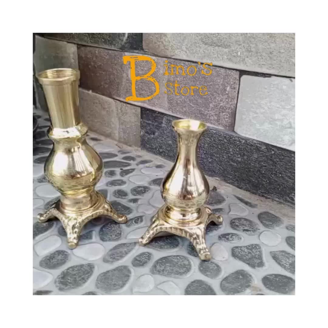 Tempat Dupa Stick Kuningan Tempat Tancap Hio Model Vas Hio Stik Tempat Bakar Dupa