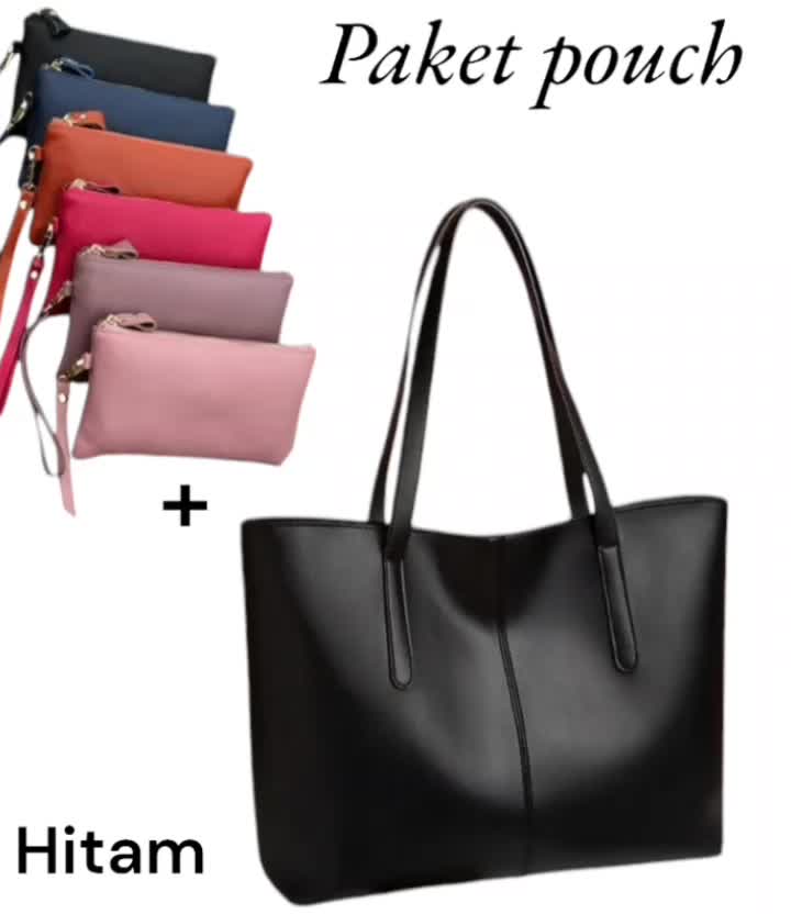 tas wanita SIMPLE/ELEGANT | totbag kantor&KULIAH {AURORA PAKET POUCH}