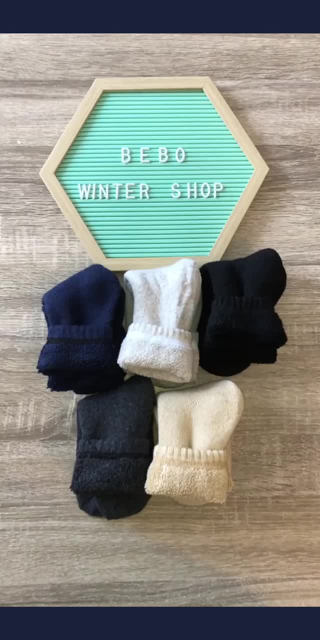 Kaos Kaki Tebal wol musim dingin unisexWinter thermal wool socks