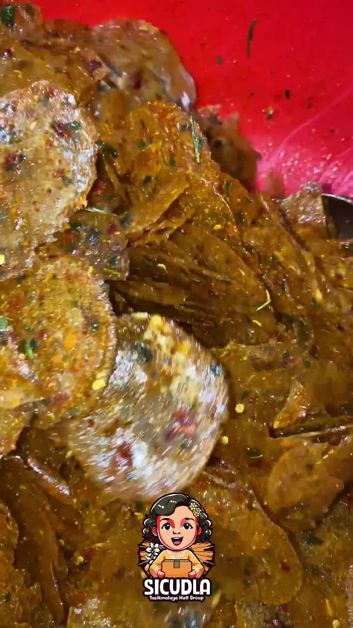 KERIPIK KACA SICUDLA Kemasan 500gram - Pedas Jeruk