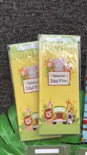 AMPLOP LEBARAN JUMBO ISI 10 PREMIUM MOTIF TIDAK PASARAN