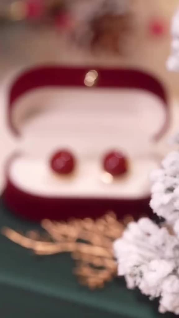 AT204 - Anting Tindik Cyrielle Hijau Perhiasan Earrings