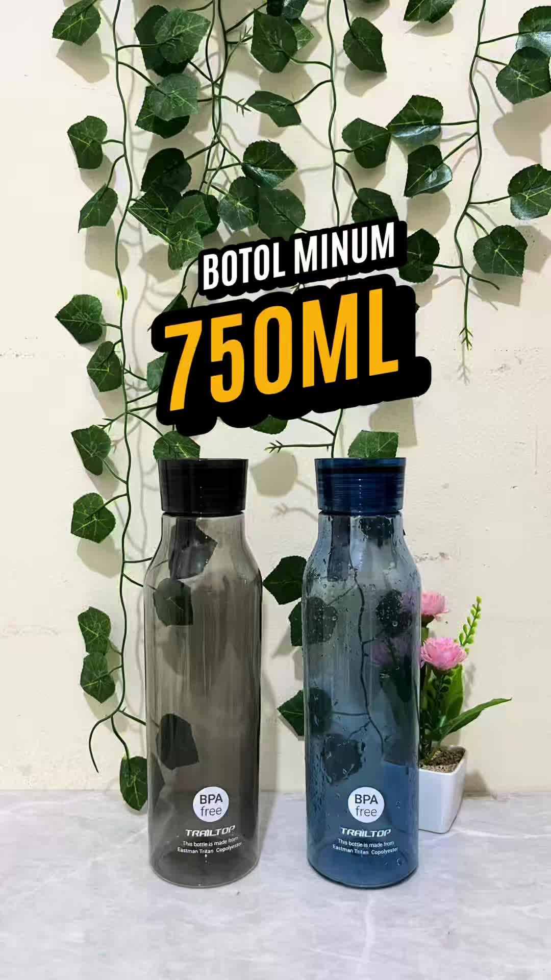 Trailtop Bisfree Eco Botol Minum BPA Free 750ML Anti Bocor Dan Anti Jatuh Tritan Botol Air Minum