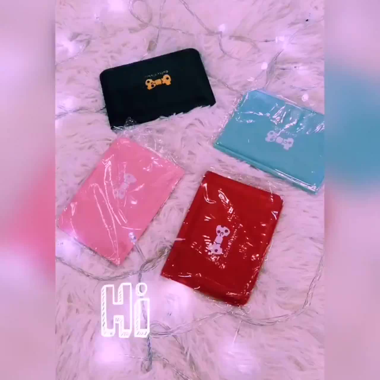 BISA COD D061 Dompet Kartu Cutie Ribbon ID Card Holder Dompet ID Card