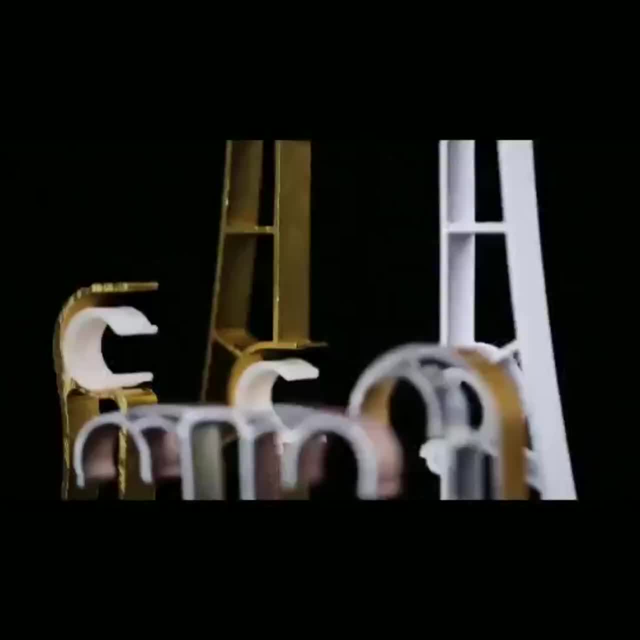 Aluminum Alloy Curtain Rod Brackets/Hook Penyangga Tiang Batang Gorden