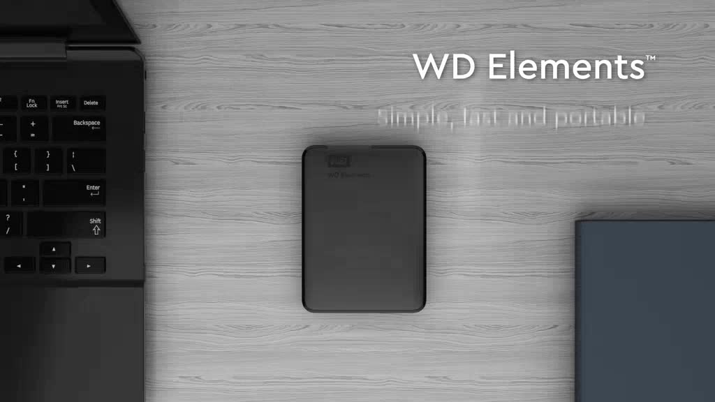 WD Elements 2TB Hitam - HD HDD Hardisk Eksternal External 2.5"