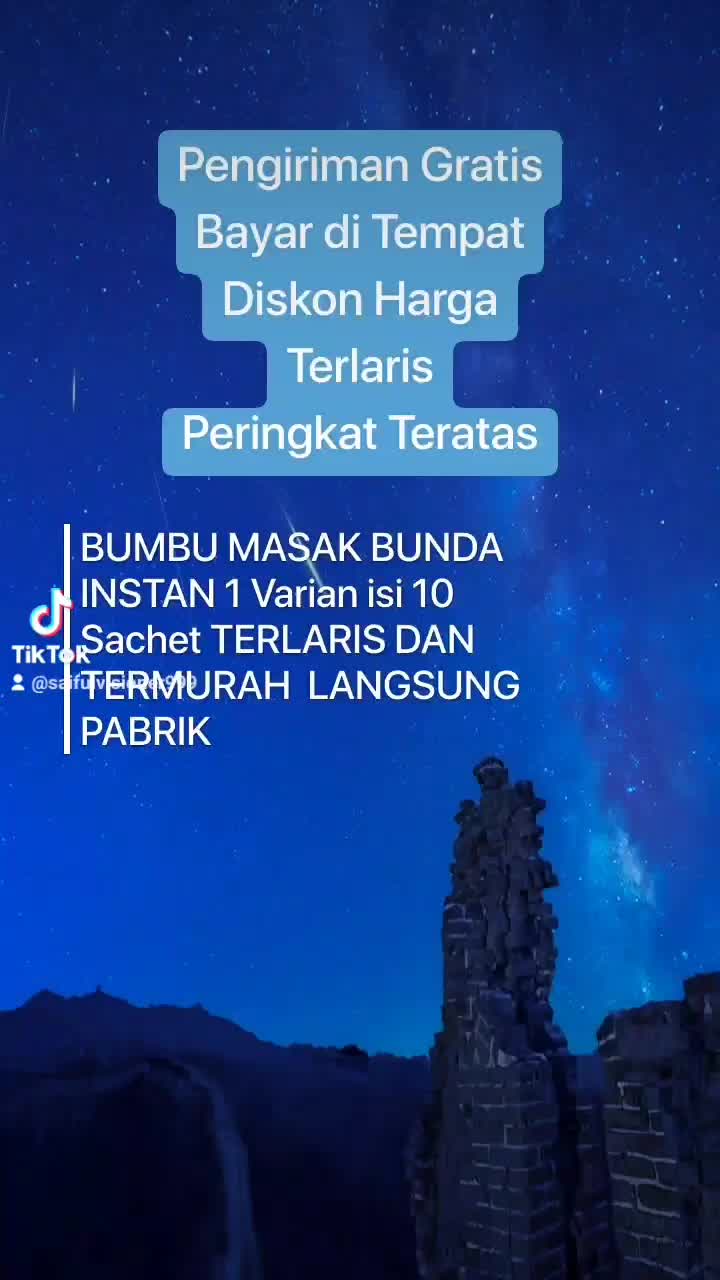 BUMBU MASAK BUNDA 1 Varian isi 10 pcs LANGSUNG PABRIK.
