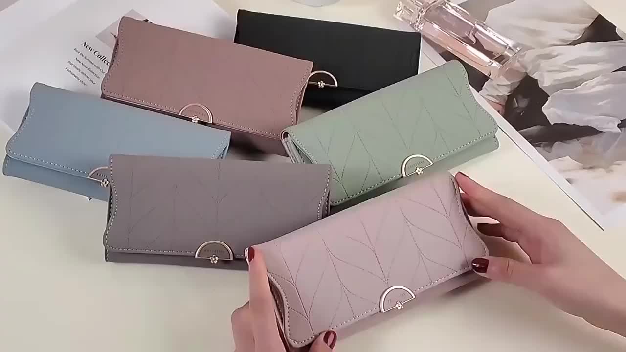 PREMIO Dompet Panjang Wanita Korea Import Branded Model Lipat & Lucu