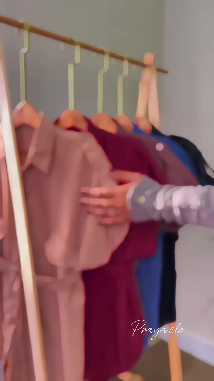 Praya.clo Atasan Kemeja Tanpa Lengan Korean Style Blouse Kekinian - Kaluna Blouse