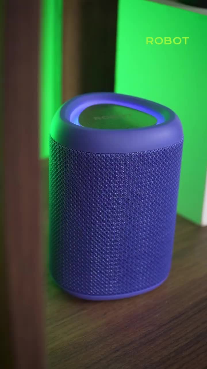 ROBOT Bluetooth Speaker RB120 Bluetooth 5.3 RGB Waterproof IPX4 1200mAH Portable - Garansi Resmi Robot 1 Tahun