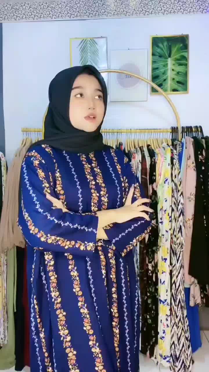 DASTER RAYON MOTIF LENGAN 3/4 JUMBO MOTIF TERBARU VOL2