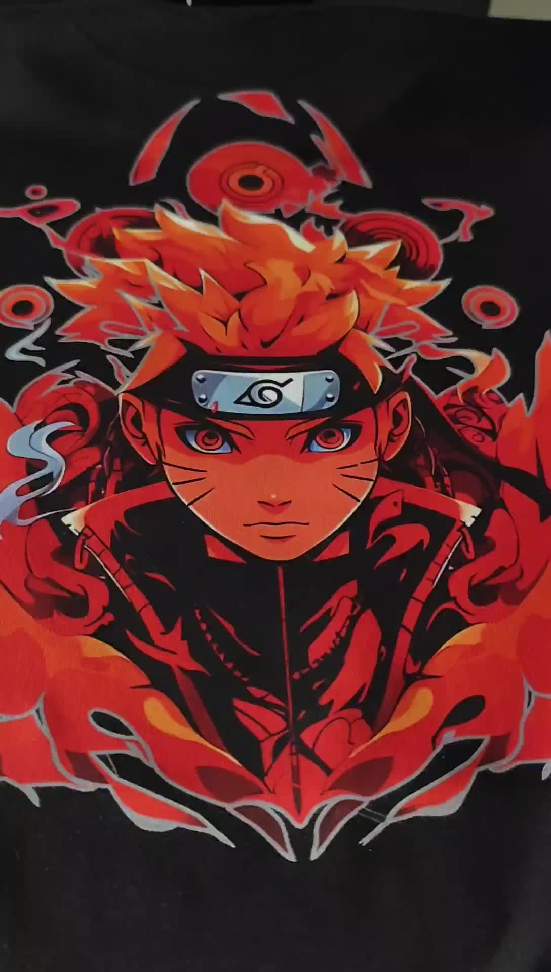 kaos anak lengan pendek sablon anime naruto