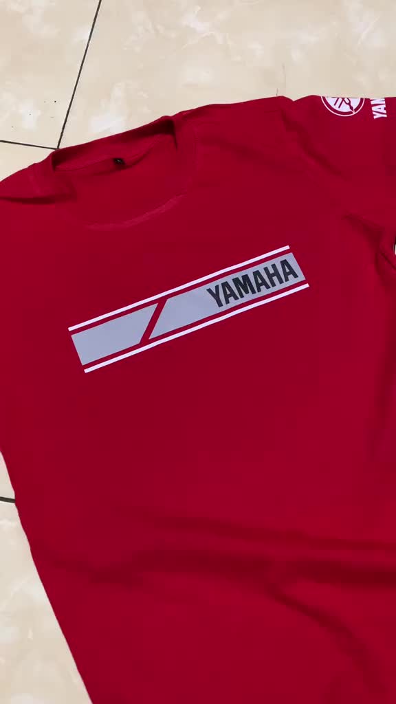 Kaos Cowok Distro YAMAHA LINE Racing Baju Pria Sablon Polos Katun Combed
