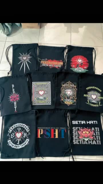 (Tanpa minimal order) Tas Serut/String Bag Custom Suka-Suka