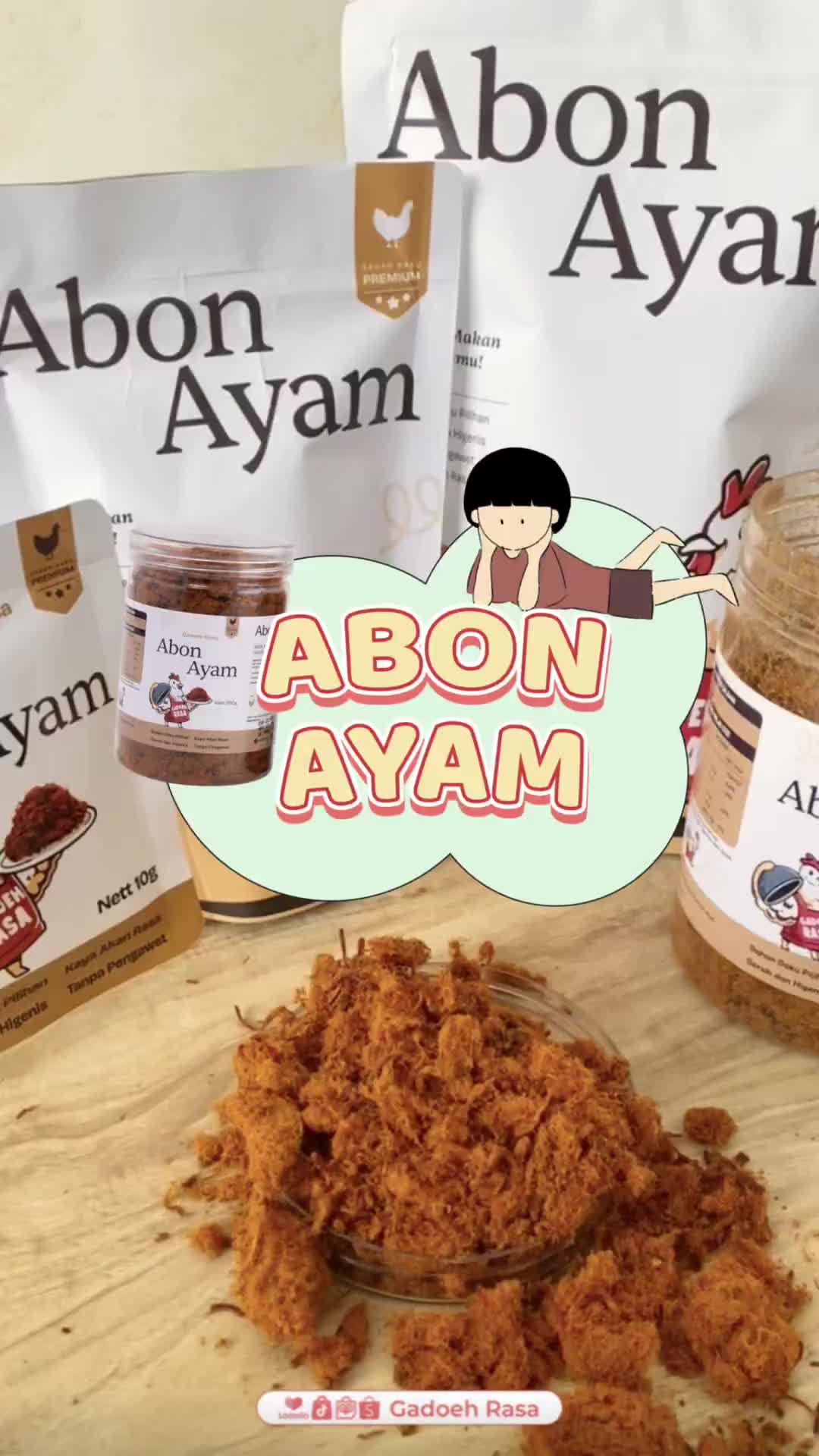 Gadoeh Rasa Abon Ayam Premium MPASI Gadoeh Rasa Food