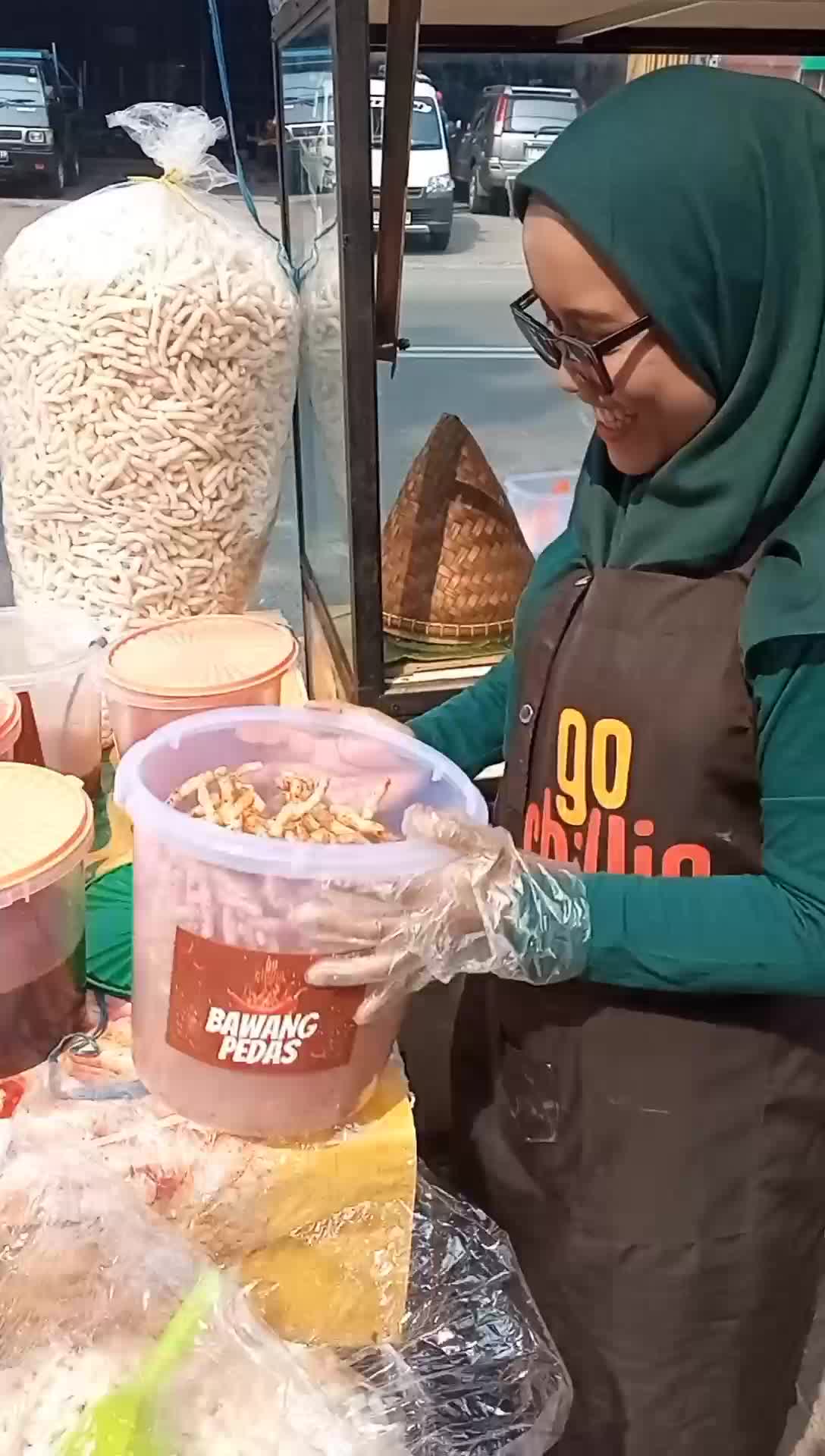Gurilem Bumbu Dadak Khas Cililin Snacks Cemilan Pedas