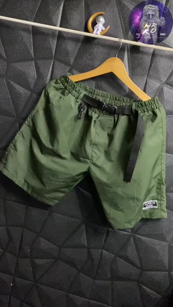 MRKO Celana Pendek Boardshort Stylish Distro Bahan Taslan Keren Casual Pria Karet Melar