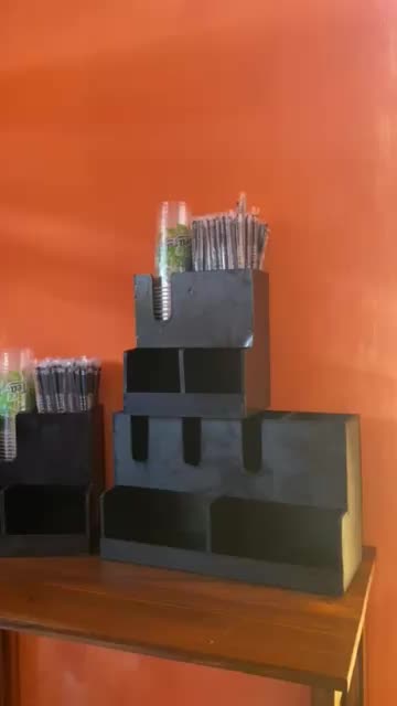 RAK TATAKAN CUP DAN SEDOTAN BAHAN TRIPLEK | HOLDER CUP | RAK GELAS CUP MINUMAN | TATAKAN GELAS CUP UNTUK JUALAN | RAK HOLDER TRIPLEK